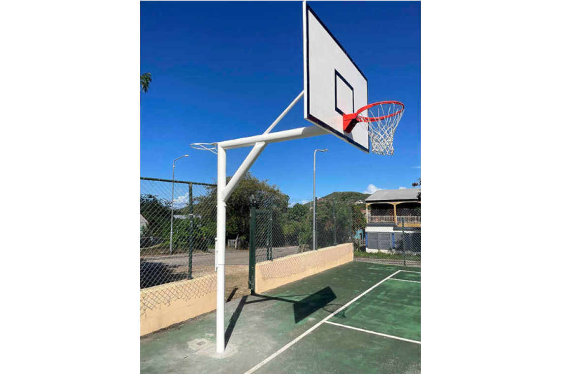 Dutch Quarter Community Court gets  hoops restored and netball added